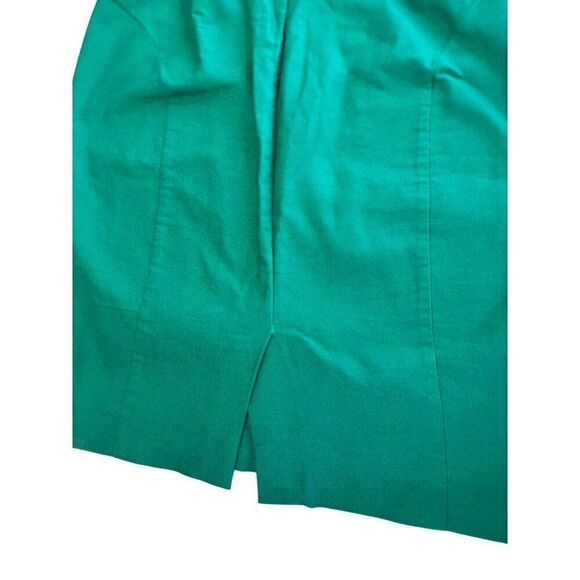J. Crew The Pencil Skirt in Kelly Green Sz 8 w/ Pockets EUC Office Preppy Skirt - Picture 6 of 6